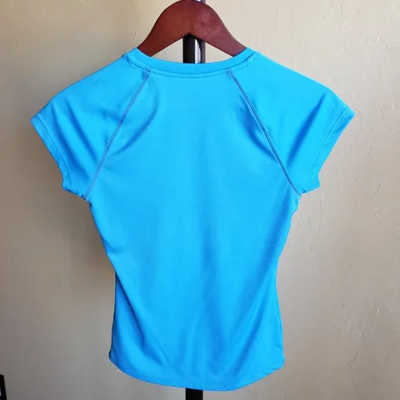 C9 by Champion Semi‑Fitted Activewear Tee | Blue | Size XS - Picture 5 of 5